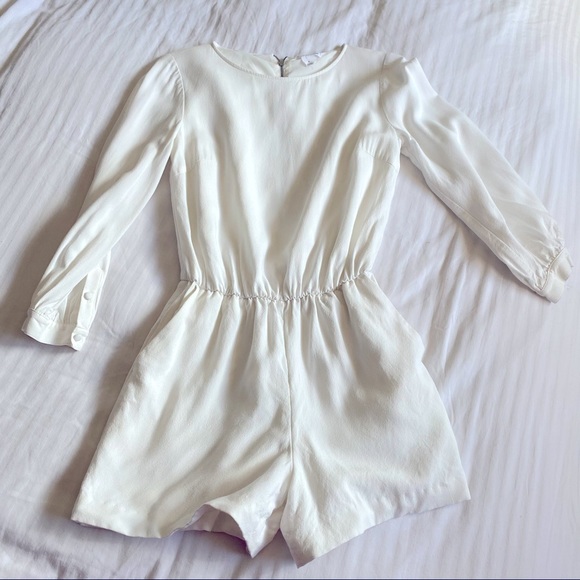 Club Monaco Pants - Club Monaco Kendra Romper in White